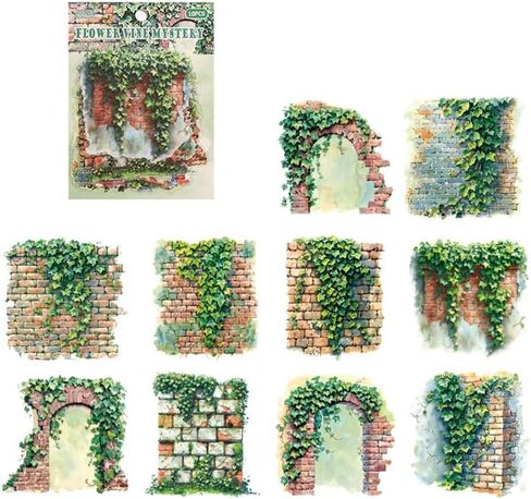 Vintage Style Countryside Scene Decorative Craft Paper for Journaling Scrapbooking PET Film Decorative Paper in Saudi Arabia