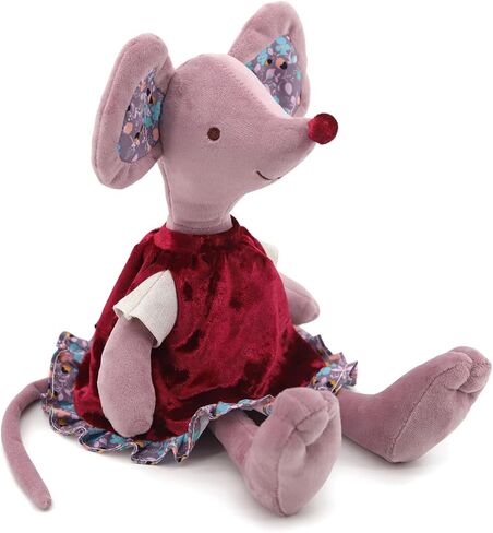 12'' Lovely Dressing Birthday Ballet Mouse Toys Dolls，Plush Soft Stuffed Cute for Toddler Boys and Girls,Red and Clothes are Removable and Washable in Saudi Arabia