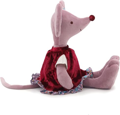 12'' Lovely Dressing Birthday Ballet Mouse Toys Dolls，Plush Soft Stuffed Cute for Toddler Boys and Girls,Red and Clothes are Removable and Washable in Saudi Arabia