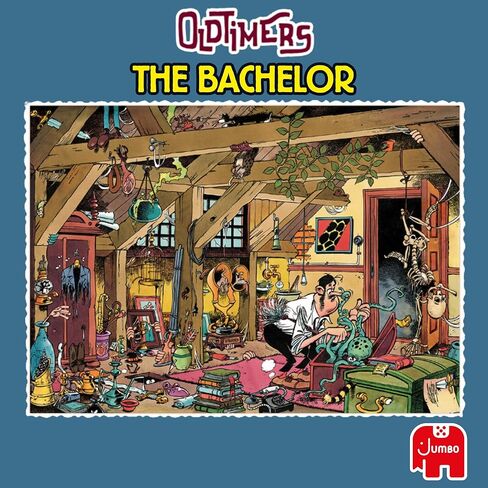 لعبة جامبو 1110100315 جان فان هاستيرن Oldtimers The Bachelor بازل قطع 1000 قطعة، 68 × 49 سم in Saudi Arabia