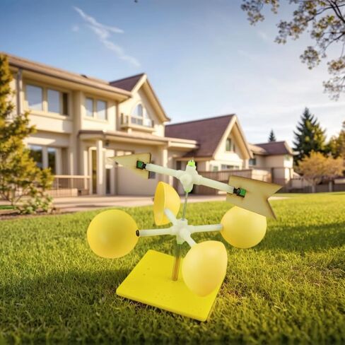 SAFIGLE 2 حزمة من مؤشرات اتجاه الرياح: مجموعة ريشة الرياح التعليمية للأطفال DIY نموذج ريشة الطقس - ألعاب التعلم الجذعية للأعمار من 6 إلى 12 عامًا تعمل على تحسين المهارات العملية وفهم العلوم in Saudi Arabia