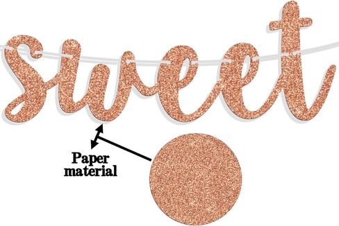 Dancing Queen Young Sweet & Only 17 Banner, Seventeen, Hello 17, Happy 17th Birthday Party Decorations Supplies for Her, Rose Gold Glitter in Saudi Arabia