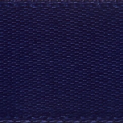 Offray 453931 5/8" Wide Single Face Satin Ribbon for Gift Wrapping, Decoration, and Crafts, Two Pack of 6-Yard Spools, Navy Blue in Kuwait