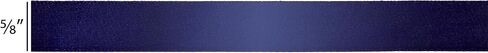 Offray 453931 5/8" Wide Single Face Satin Ribbon for Gift Wrapping, Decoration, and Crafts, Two Pack of 6-Yard Spools, Navy Blue in Kuwait