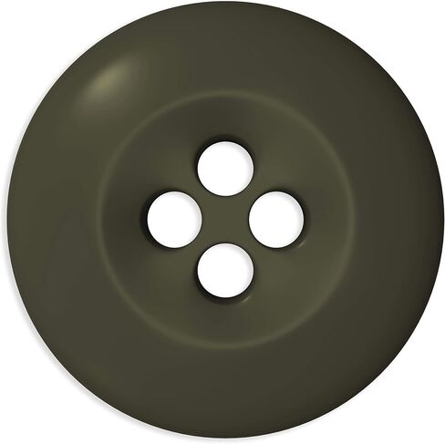 Olive Drab 100 Pcs Buttons for Sewing 4 Hole 0.75 inch Army Military 30L Plastic Green Polished Matte Finish Buttons 19mm for Jacket Work Uniforms Workwear School Outfits Aprons Pants Bags DIY Crafts in Saudi Arabia