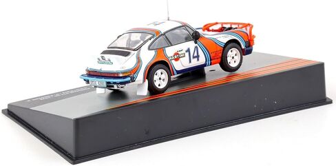 - نموذج سيارة بمقياس 1:43 متوافق مع بورشه 911 SC Safari Rally 1978 - PRC04 in Saudi Arabia