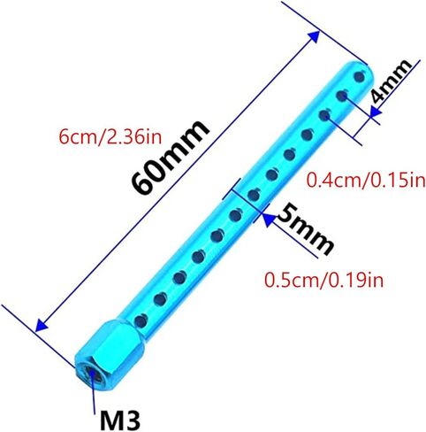 4Pcs Universal RC Car Body Posts Accessories for Tamiya TT01 1/10 Car Parts Replacement in Saudi Arabia