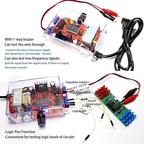 DIY Electronic Kits lm317 Power Supply Voltage Regulator 110V to DC1.25-12V Voltmeter Soldering Project kit for Adults in Saudi Arabia