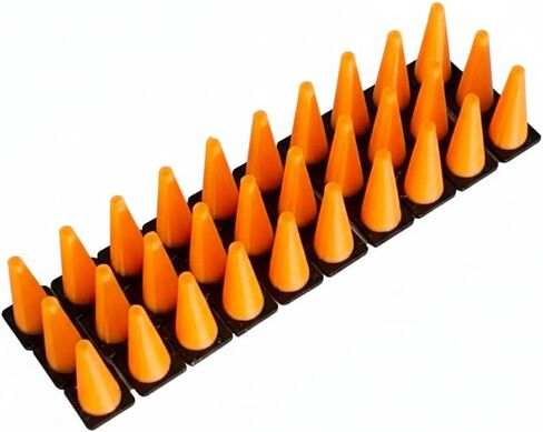 HO Scale (1:87) Traffic Cones (30 Pack) – Orange/Black Layout Detail in Saudi Arabia