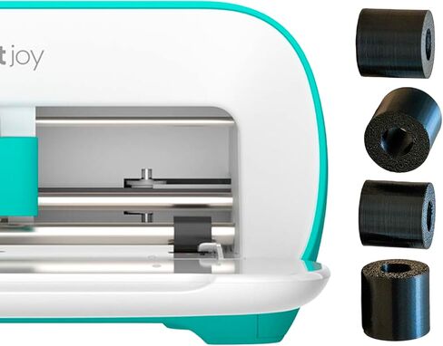 4-Pack Rubber Rollers Compatible with Cricut Joy – Premium Replacement Pinch Rollers for Smooth and Precise Cutting – 2 Rollers in Use + 2 Spares in Saudi Arabia