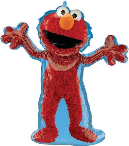 Sesame Street Elmo 3rd Birthday Party Supplies Balloon Bouquet Decorations in Saudi Arabia