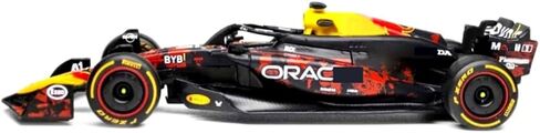 1/43 F1 RB20#1 British GP Alloy Diecast Model Car - Blood-Red Rose Printing, Collectible Formula 1 Miniature, Perfect Racing Fan Gift in Saudi Arabia