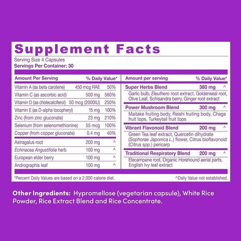 فورذر فود, دعم المناعة الفائق، 120 كبسولة in Kuwait