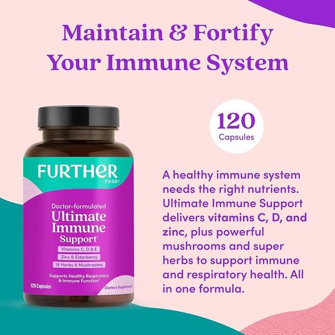 فورذر فود, دعم المناعة الفائق، 120 كبسولة in Kuwait