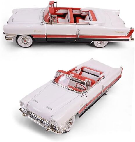 1955 ديترويت لاكشري المكشوفة 1:18 دييكاست - 352ci V8 ثلاثي النغمات | أبواب مفتوحة، وصلة توجيه، وصندوق هدايا مميز | الأعمار 14+ in Kuwait