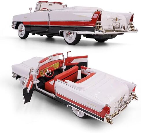 1955 ديترويت لاكشري المكشوفة 1:18 دييكاست - 352ci V8 ثلاثي النغمات | أبواب مفتوحة، وصلة توجيه، وصندوق هدايا مميز | الأعمار 14+ in Kuwait
