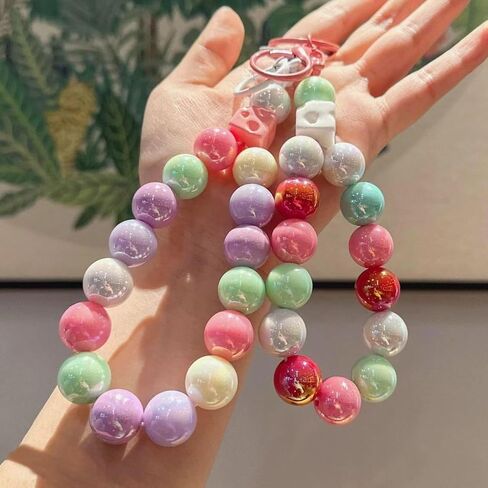 16mm Acrylic Bead 100pcs AB Red Color Acrylic Bead Chunk Bubblegum Beads for DIY Crafting Necklace Bracelet Jewelry Making Keychain (red) in Saudi Arabia