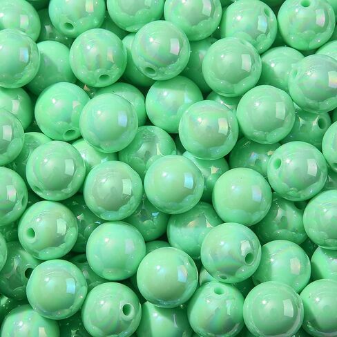 16mm Acrylic Bead 100pcs AB Red Color Acrylic Bead Chunk Bubblegum Beads for DIY Crafting Necklace Bracelet Jewelry Making Keychain (red) in Saudi Arabia