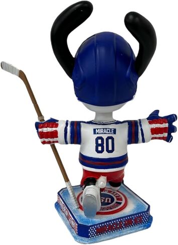 FOCO US Hockey Snoopy Miracle on Ice مرخصة رسميًا مقاس 7 بوصات ذات رأس كبير in Saudi Arabia