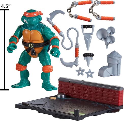 Teenage Mutant Ninja Turtles: 4" Remastered Michelangelo Action Figure by Playmates Toys in Saudi Arabia