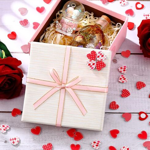Yookeer 200 Pcs Valentine's Day Wooden Hearts, 3/4 Inch Red Wood Adhesive Stickers for Crafts, Small Wedding Heart Cutouts for Guest Book DIY Crafting Decoration in Saudi Arabia