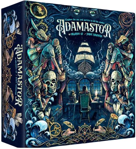 لعبة Adamastor Board - لعبة إستراتيجية لإدارة اليد والتابلوه تم وضعها في عصر الاكتشاف، متعة عائلية مبنية على القصص للأطفال والكبار، للأعمار من 14 عامًا فما فوق، 1+ لاعبين، 30 دقيقة من اللعب in Saudi Arabia