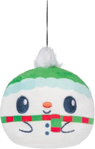 TeeTurtle 3" Plushie Sweater Cat Holiday Ornament - Cute Kawaii Festive Stuffed Animals to Celebrate The Holidays in Saudi Arabia