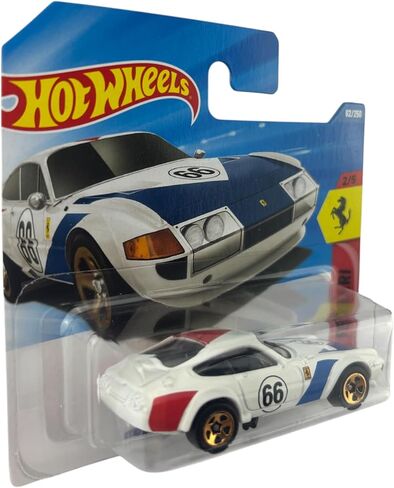 Hot Wheels Ferrari 365 GTB4 Competizione [White] 2/5, 62/250, 1:64 Scale Diecast Toy Vehicle in Saudi Arabia