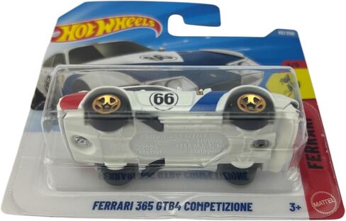 Hot Wheels Ferrari 365 GTB4 Competizione [White] 2/5, 62/250, 1:64 Scale Diecast Toy Vehicle in Saudi Arabia