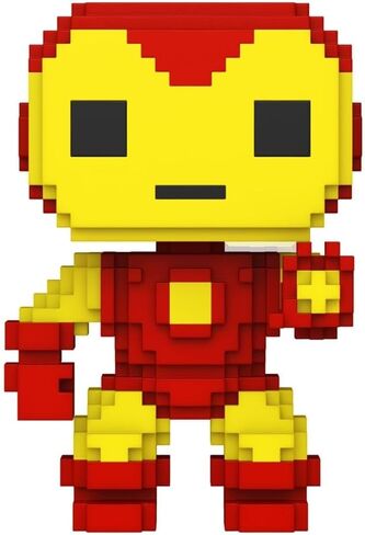 فانكو بوب! Marvel: 8-Bit - Iron Man - Marvel Comics - شخصية فينيل قابلة للتجميع - فكرة هدية - بضائع رسمية - ألعاب للأطفال والكبار - محبي الكتب المصورة in Kuwait
