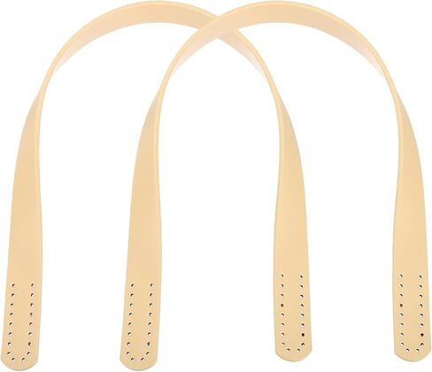 MECCANIXITY 2pcs 24 Inch (60cm) Leather Purses Straps Handbag Belt Band Bag Handles for Purse Wallet Tote Making, Gold in Saudi Arabia