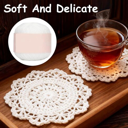 Korean Style No.8 Lace Yarn 12 Pure White Mercerized Milk Cotton Fine Yarn for Hand Crochet Crafts in Saudi Arabia