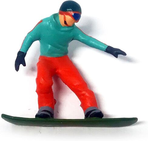 Miniature Skiing Figure Set for Tabletop Display - 3 Pieces, D in Saudi Arabia