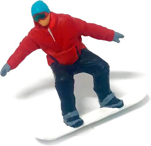 Miniature Skiing Figure Set for Tabletop Display - 3 Pieces, D in Saudi Arabia