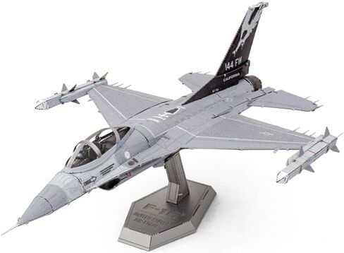 Fascinations Metal Earth F-16 Fighting Falcon USAF 3D Metal Model Kit Bundle with Tweezers in Saudi Arabia