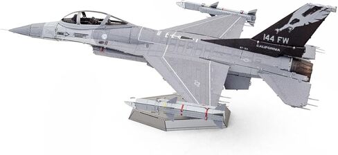 Fascinations Metal Earth F-16 Fighting Falcon USAF 3D Metal Model Kit Bundle with Tweezers in Saudi Arabia