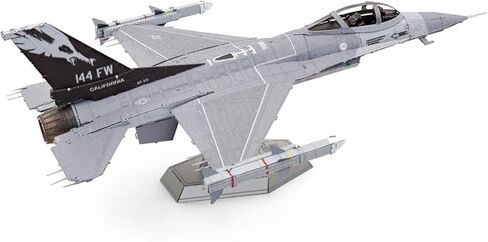 Fascinations Metal Earth F-16 Fighting Falcon USAF 3D Metal Model Kit Bundle with Tweezers in Saudi Arabia