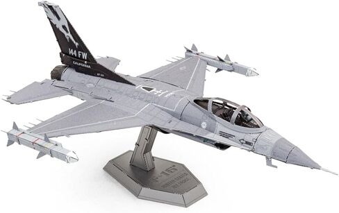 Fascinations Metal Earth F-16 Fighting Falcon USAF 3D Metal Model Kit Bundle with Tweezers in Saudi Arabia