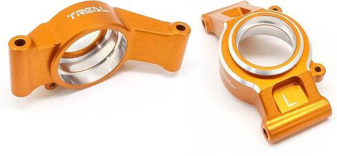 TREAL Aluminum 7075 Rear hub Carrier Compatible with 1/5 XMAXX(Black) in Saudi Arabia