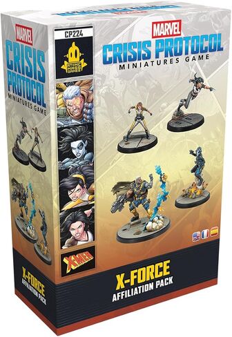 Asmodee Marvel: Crisis Protocol X-Force Affiliation Pack - Cable, Domino, X-23 & Honey Badger, Tabletop Superhero Game, Ages 14+, 2 Players, 90 Minute Playtime in Saudi Arabia