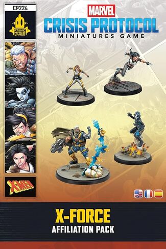 Asmodee Marvel: Crisis Protocol X-Force Affiliation Pack - Cable, Domino, X-23 & Honey Badger, Tabletop Superhero Game, Ages 14+, 2 Players, 90 Minute Playtime in Saudi Arabia