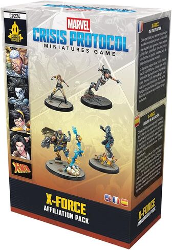 Asmodee Marvel: Crisis Protocol X-Force Affiliation Pack - Cable, Domino, X-23 & Honey Badger, Tabletop Superhero Game, Ages 14+, 2 Players, 90 Minute Playtime in Saudi Arabia