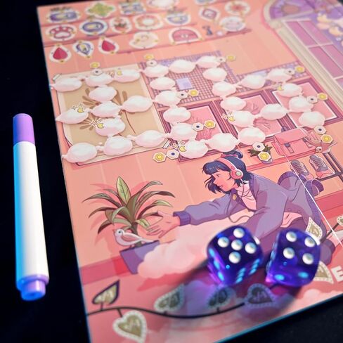لعبة Daydream Board - أحجية مريحة قابلة للدوران والكتابة مع لوحات قابلة للطي و8 مناظر، لعبة استراتيجية مريحة للعائلات والأصدقاء، والأطفال والكبار، للأعمار من 8 سنوات فما فوق، 1-5 لاعبين، وقت لعب من 15 إلى 30 دقيقة in Saudi Arabia