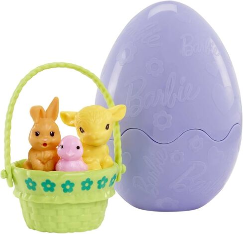 Barbie Color Reveal Easter Egg with 6 Surprises Including 1 Lamb and 3 Mystery Bags, Random Model, Children's Toy, HCC74 in Saudi Arabia