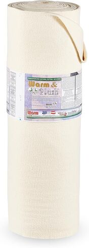 The Warm Company - Warm & Plush Cotton Batting – 45" x 10 Yard Bolt, Extra Loft 100% Cotton Quilt Batting for Sewing & Quilting Projects in Kuwait