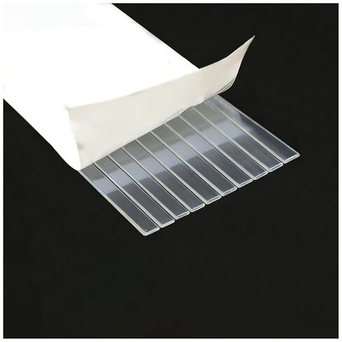 10-Pack Ruler Grips Transparent Quilting Ruler Strips - Non-Slip Adhesive Tape for Sewing, Craft & Cutting Rulers (30cm/11.8" Length, 0.5cm/0.19" Width) | Quilt Making & Craft Supplies in Saudi Arabia