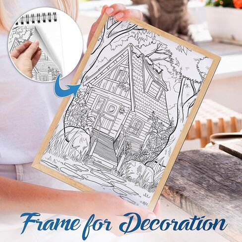 كتاب تلوين حلزوني من NETHOUSE Cottagecore للاسترخاء وتخفيف التوتر للبالغين، 30 صفحة تلوين من الأكواخ الريفية الساحرة، ومروج الزهور البرية، والمشاعر السلمية، ومشاهد الطبيعة in Saudi Arabia