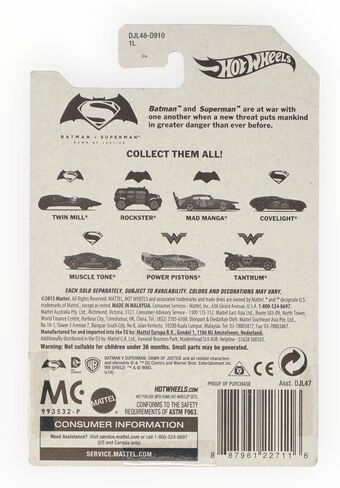 Hot Wheels Twin Mill - Batman Vs Superman - 1/7 in Saudi Arabia