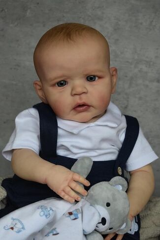 cosheng Lifelike Reborn Baby Dolls Boy- 24 Inch Toddler Reborn Doll Standable Realistic Newborn Soft Vinyl Baby Dolls Toy for Kids Age 3+ in Saudi Arabia