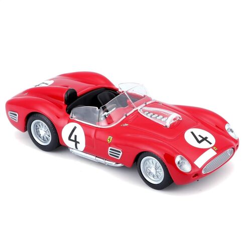 Bburago Ferrari Testarossa (1959): نموذج سيارة بمقياس 1:43، سلسلة سباقات فيراري، صندوق هدايا، 12 سم، أحمر #4 (18-36307) in Saudi Arabia